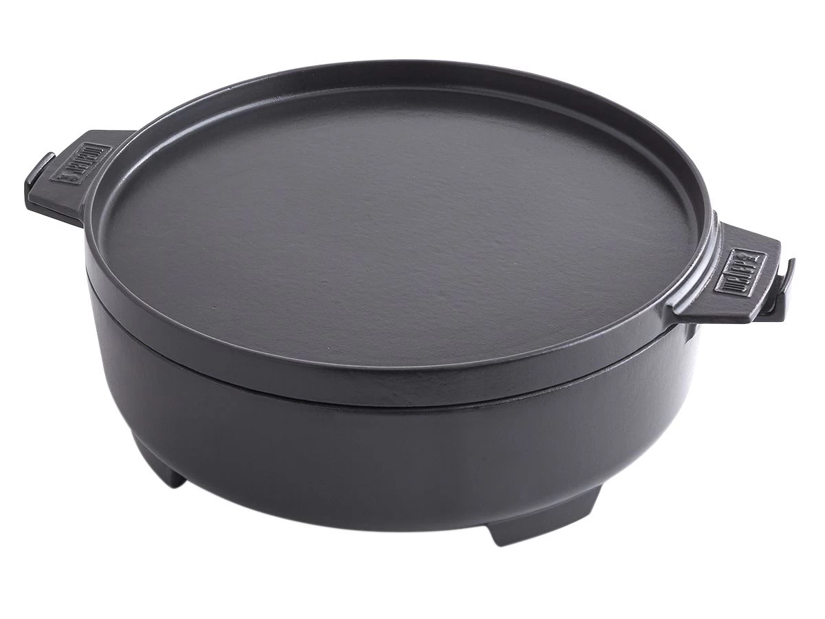 Weber GBS 2 In 1 Dutch Oven Braadpan 4 Weber GBS 2 In 1 Dutch Oven Braadpan - Afbeelding 2