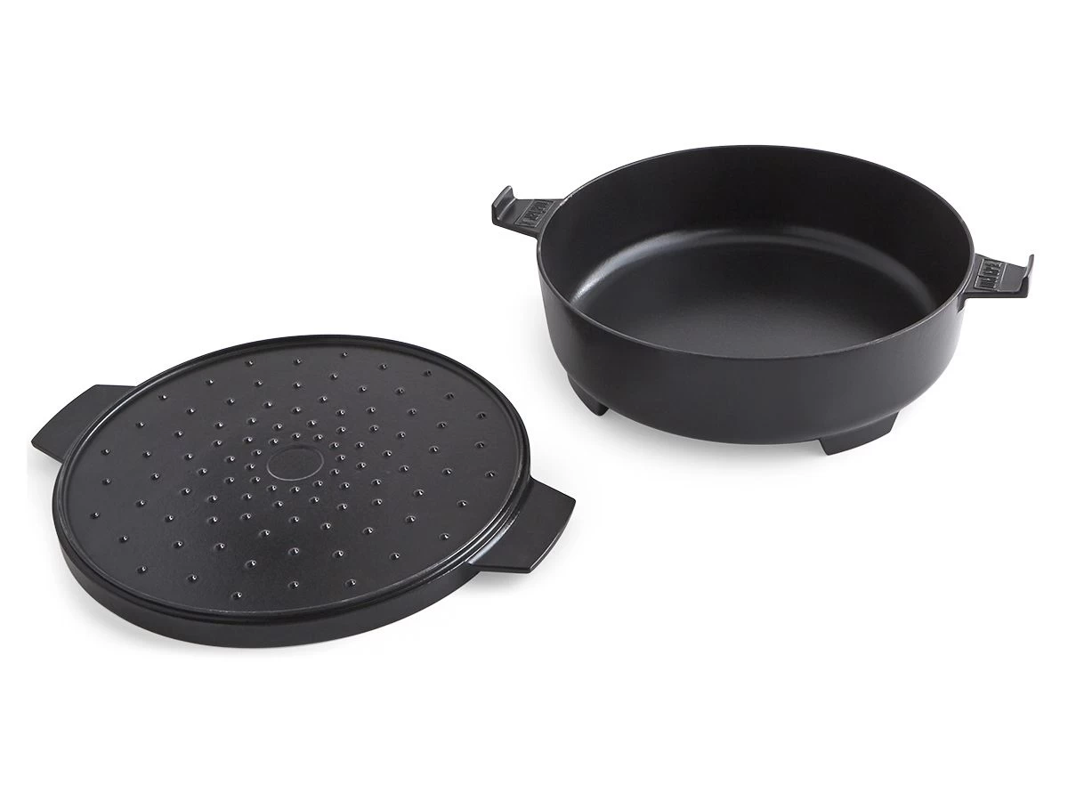 Weber GBS 2 In 1 Dutch Oven Braadpan 6 Weber GBS 2 In 1 Dutch Oven Braadpan - Afbeelding 4