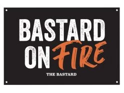 The Bastard Man Cave Bastard On Fire Wandbord