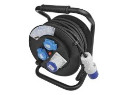 ProPlus CEE/Schuko 25 Meter Camping Kabelhaspel