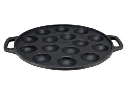 Merkloos Cast Iron Gietijzeren Poffertjesplaat