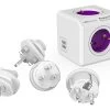 PowerCube Rewirable USB 4 Travel Plugs Paarse Stekkerdoos -Buiten Kamperen powercube rewirable usb 4 travel plugs paarse stekkerdoos ecommerce ad58