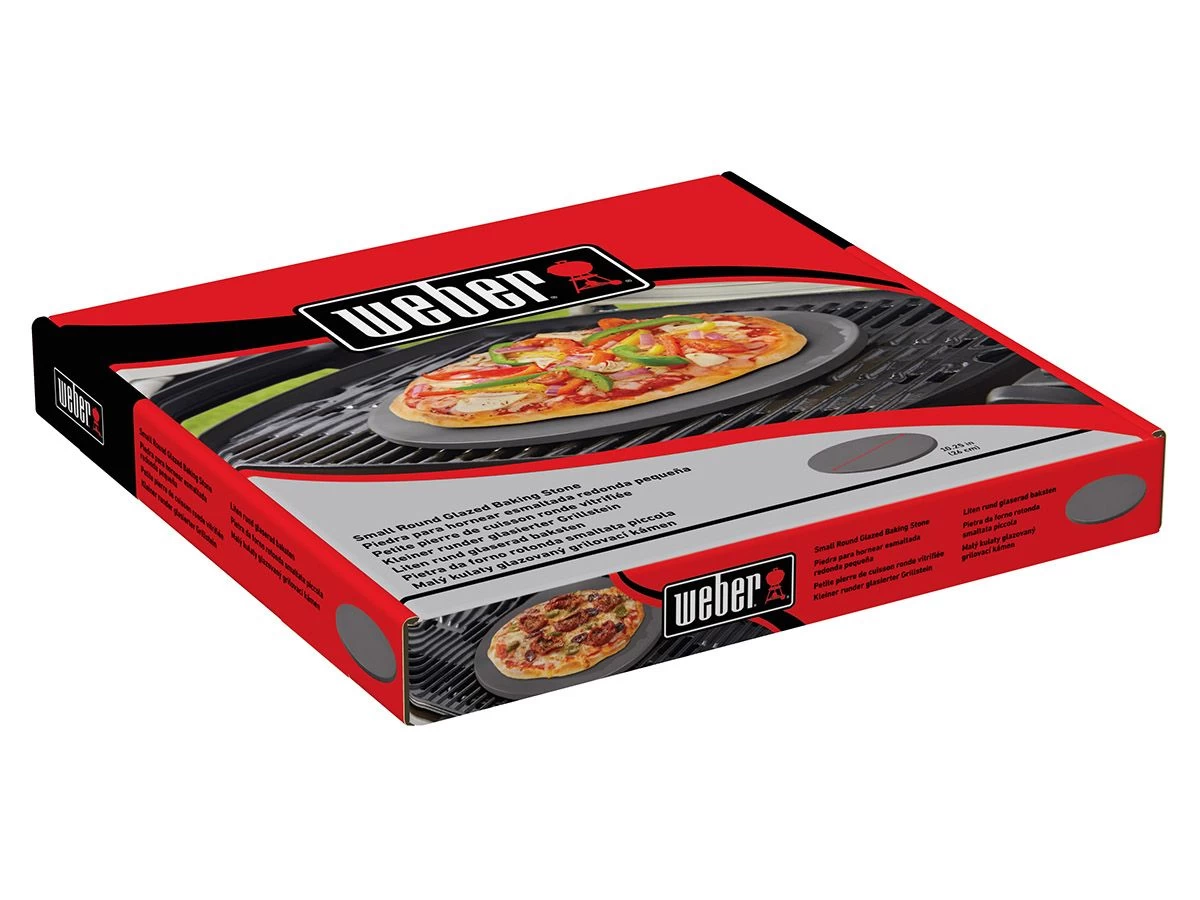 Weber 26 Cm Geglazuurde Pizzasteen 4 Weber 26 Cm Geglazuurde Pizzasteen - Afbeelding 2